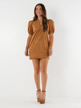 EMILY MCCARTHY HAMPTON SUEDE MINI DRESS